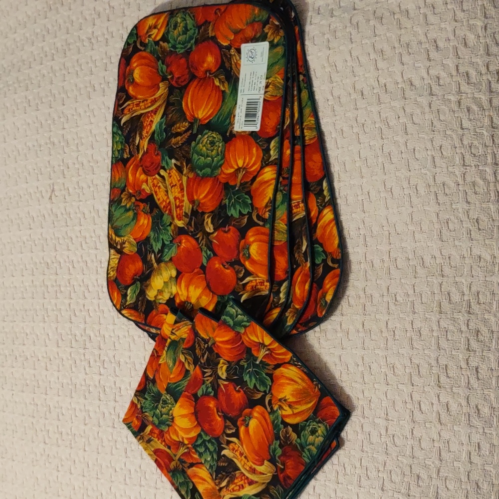 NWT Set of (4) placemats & napkins